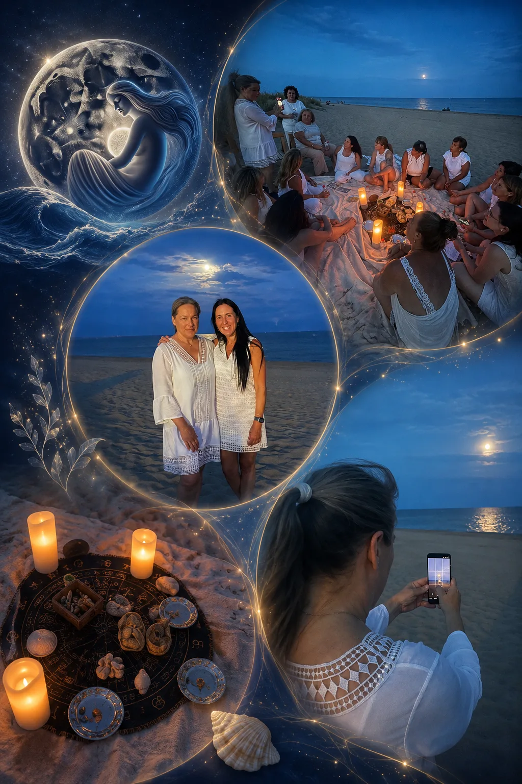 Collage del evento Cáncer conoce más sobre tu Luna del 28 de junio de 2026
